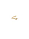 Charlotte Chesnais Initial Two-tone Ear Cuff In Gold