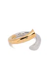 Charlotte Chesnais Biseau Ring In Gold