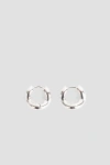 Charlotte Chesnais Boucles D'oreilles Petit Wave In White