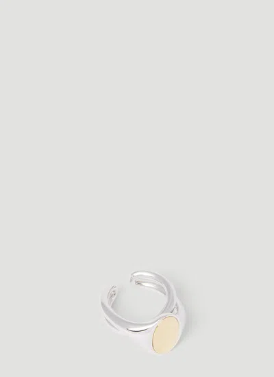 Charlotte Chesnais Chevaliere Initial Ring In Gold