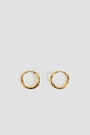 Charlotte Chesnais Wave Gold-vermeil Hoop Earrings In Gold