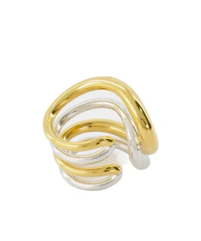 Charlotte Chesnais Daisy Slip-on Ring In Yellow
