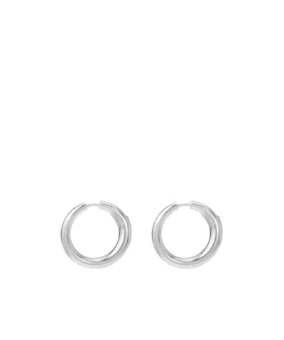 Charlotte Chesnais Hoop Earrings In White