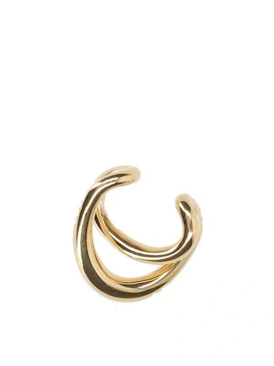 Charlotte Chesnais Initial Cuff D'oreille In Gold