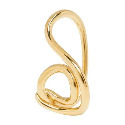 Charlotte Chesnais Lasso Double Ring In Gold