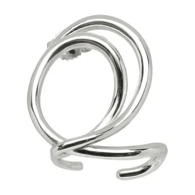 Charlotte Chesnais Lasso Earrings In Silver