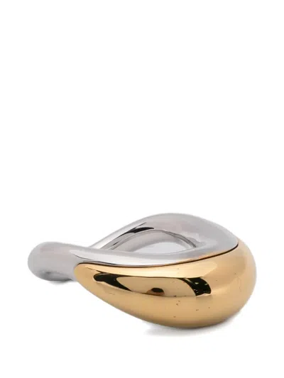 Charlotte Chesnais Lips Blow Ring In Gold