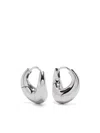 Charlotte Chesnais Lips Earrings In Silver