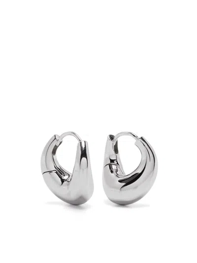Charlotte Chesnais Lips Earrings In Silver
