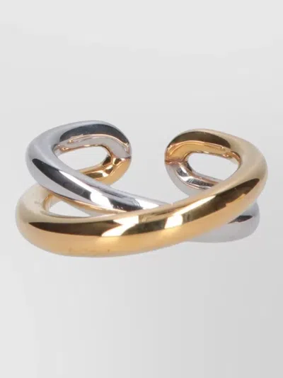 Charlotte Chesnais Open Band Two Tone Polished Ring