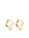 Charlotte Chesnais Small Wave Loop Earring In Gold