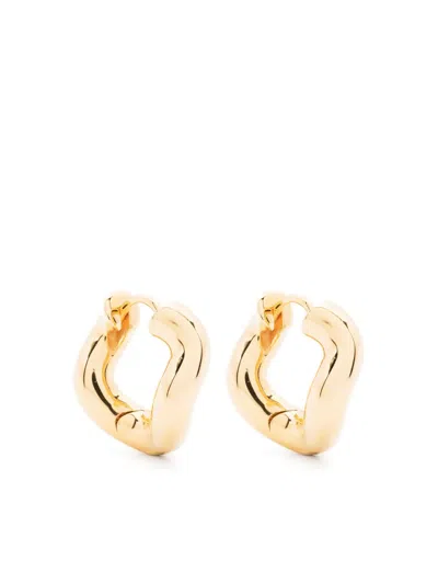Charlotte Chesnais Small Wave Loop Earring In Gold
