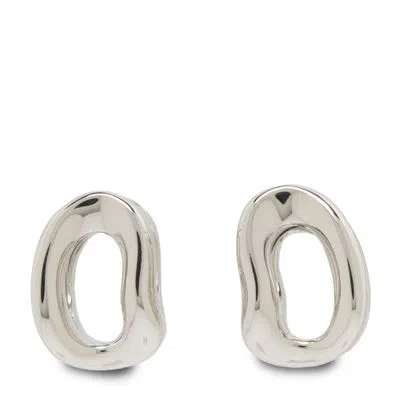 Charlotte Chesnais Shima Creole Earrings In Silver