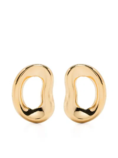 Charlotte Chesnais Shima Earrings In Gold