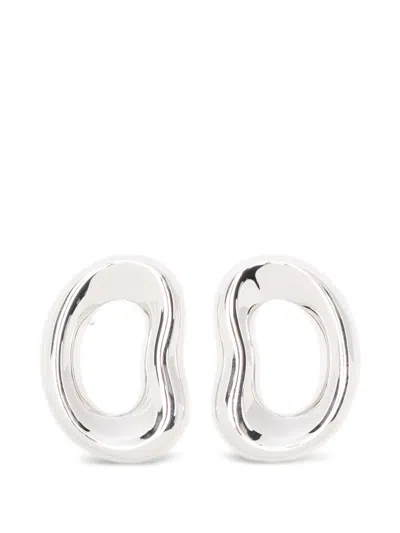 Charlotte Chesnais Shima Earrings In Silver
