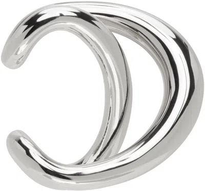 Charlotte Chesnais Silver Initial Single Ear Cuff