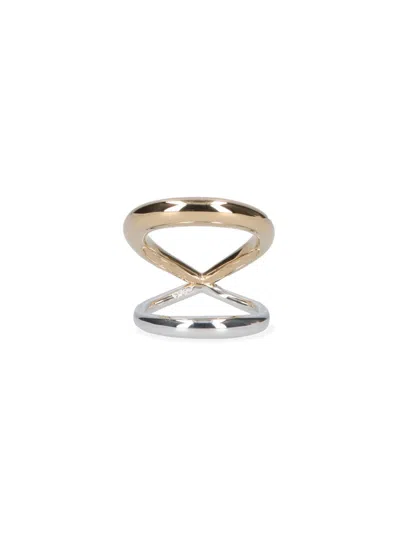 CHARLOTTE CHESNAIS 'SURMA' RING - GOLD/SILVER