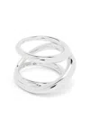 Charlotte Chesnais Triplet Polished-finish Ring In 银色
