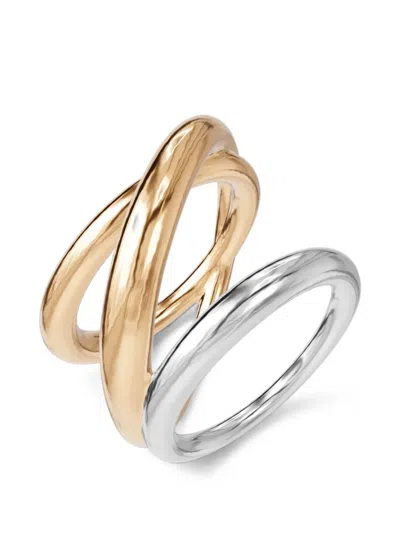 Charlotte Chesnais Triplet Ring In Gold