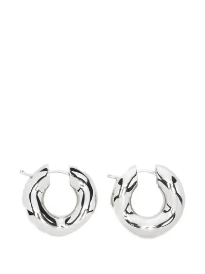 Charlotte Chesnais Wave Blow Earrings In Metallic