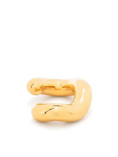 Charlotte Chesnais Wave Ear Cuff In Gold