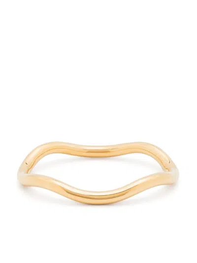 Charlotte Chesnais Wave Vermeil Bracelet In Gold