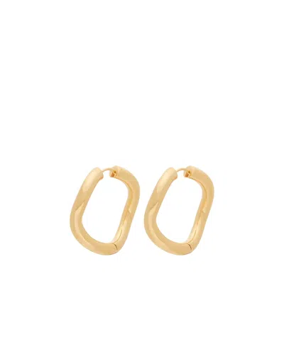 Charlotte Chesnais Wavy Earrings In Yellow