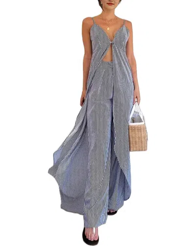 Charlotte Green 2pc Top & Pant Set In Blue