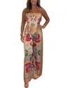 Charlotte Green 2pc Top & Pant Set In Multi