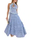 Charlotte Green 2pc Top & Skirt Set In Multi