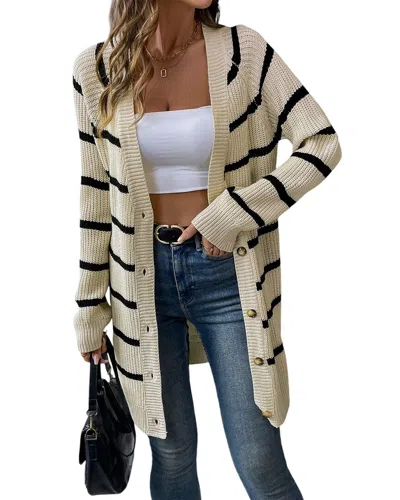 Charlotte Green Cardigan In Brown