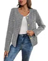 Charlotte Green Cardigan In Gray