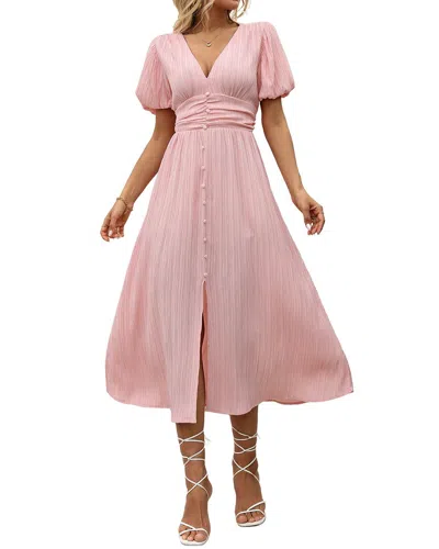 Charlotte Green Dress In Pink