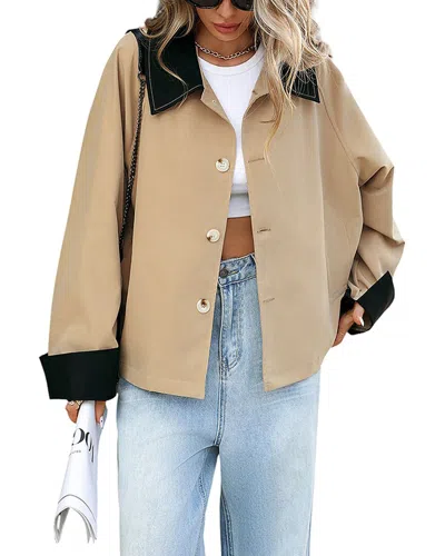 Charlotte Green Jacket In Brown