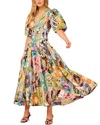 Charlotte Green Linen-blend Maxi Dress