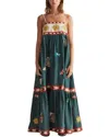 Charlotte Green Maxi Dress