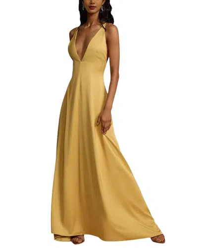 Charlotte Green Maxi Dress In Yellow