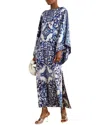 Charlotte Green Maxi Dress In Blue