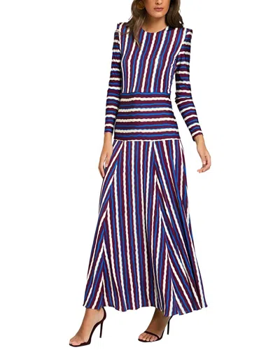 Charlotte Green Maxi Dress In Blue