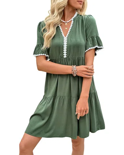 Charlotte Green Mini Dress