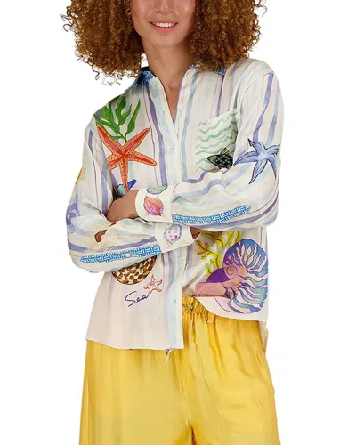 Charlotte Green Shirt In Multi