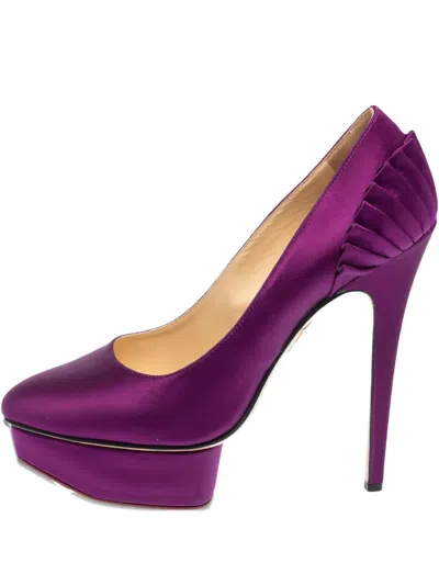 Pre-owned Charlotte Olympia 140mm Paloma Pumps