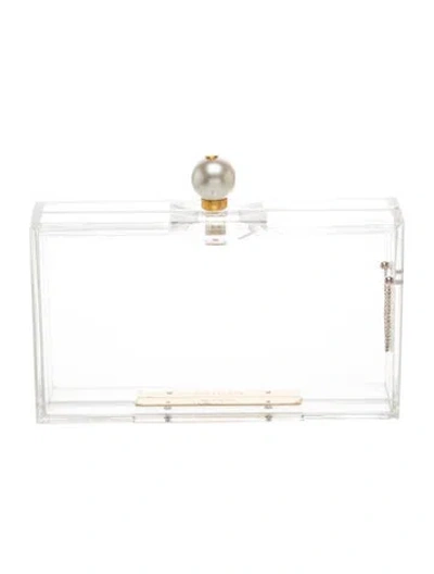 Pre-owned Charlotte Olympia Clutch In Clear
