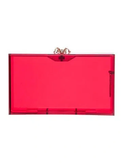 Pre-owned Charlotte Olympia Clutch In Pink