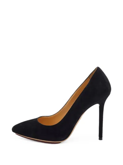 Pre-owned Charlotte Olympia Debbie Pointed-toe Pumps In Black