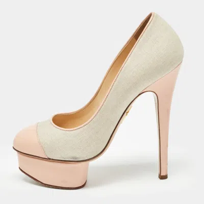 Charlotte Olympia Dolly In Neutral