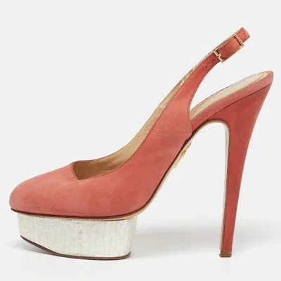 Charlotte Olympia Dolly In Orange