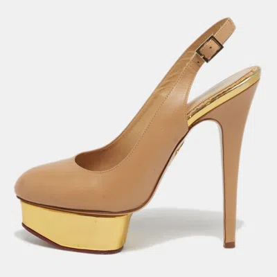 Charlotte Olympia Dolly In Neutral