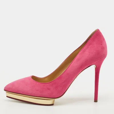 Charlotte Olympia Dotty In Pink
