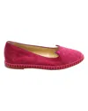 Charlotte Olympia Kitty Espadrilles In Raspberry Red Velvet In Red